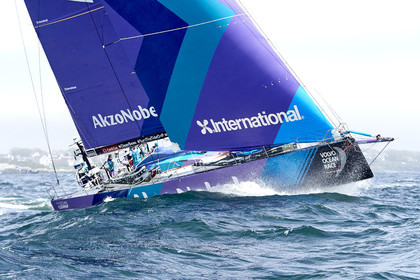 team AkzoNobel  in Volvo Ocean Race 2017-18.