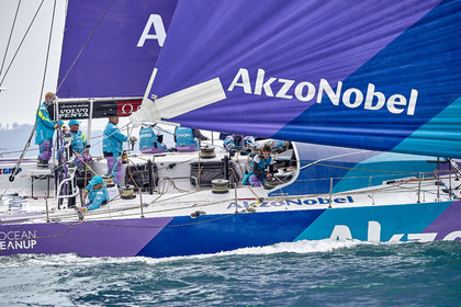 team AkzoNobel  in Volvo Ocean Race 2017-18.