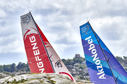 team AkzoNobel  in Volvo Ocean Race 2017-18.
