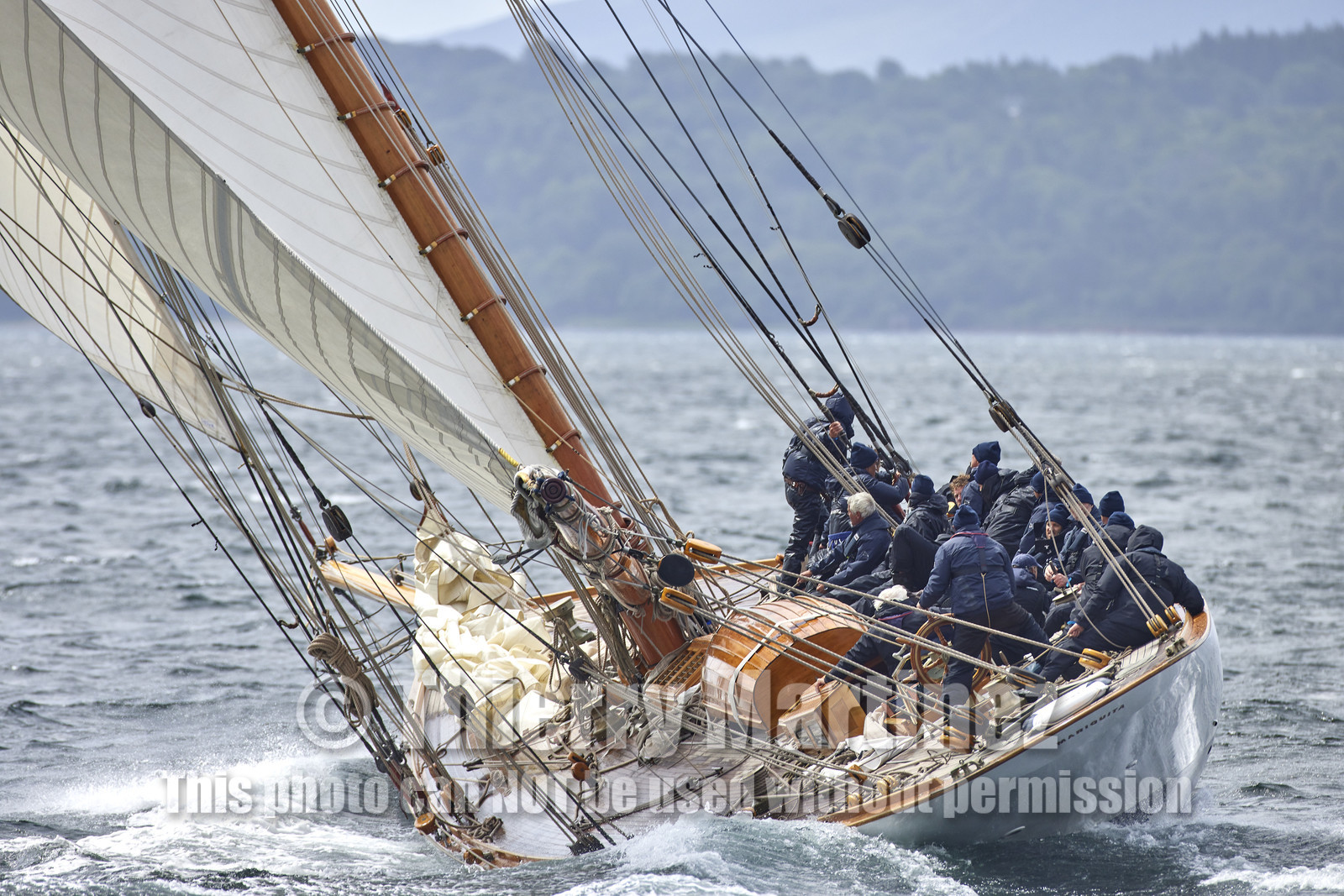 22_17006   © Thierry Martinez.FAIRLIE,SCOTLAND - UK 12th June 20222022 RICHARD MILLE FIFE REGATTA.Day 2 : LARGS to ROTHESAY