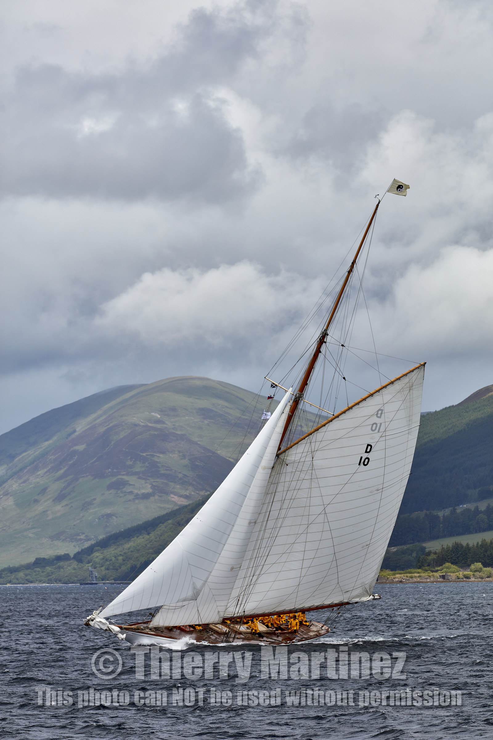 22_17006   © Thierry Martinez.FAIRLIE,SCOTLAND - UK 12th June 20222022 RICHARD MILLE FIFE REGATTA.Day 2 : LARGS to ROTHESAY
