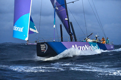 team AkzoNobel  in Volvo Ocean Race 2017-18.