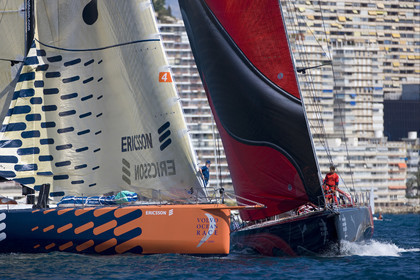 VOLVO OCEAN RACE - 2008 2009. IN-PORT RACE in Alicante-Spain.