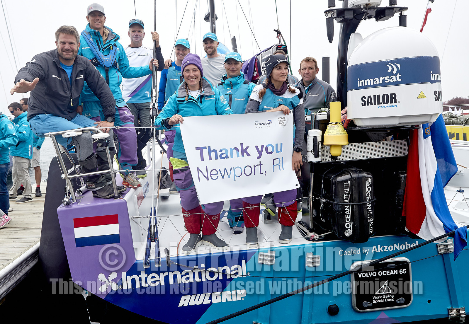 team AkzoNobel  in Volvo Ocean Race 2017-18.