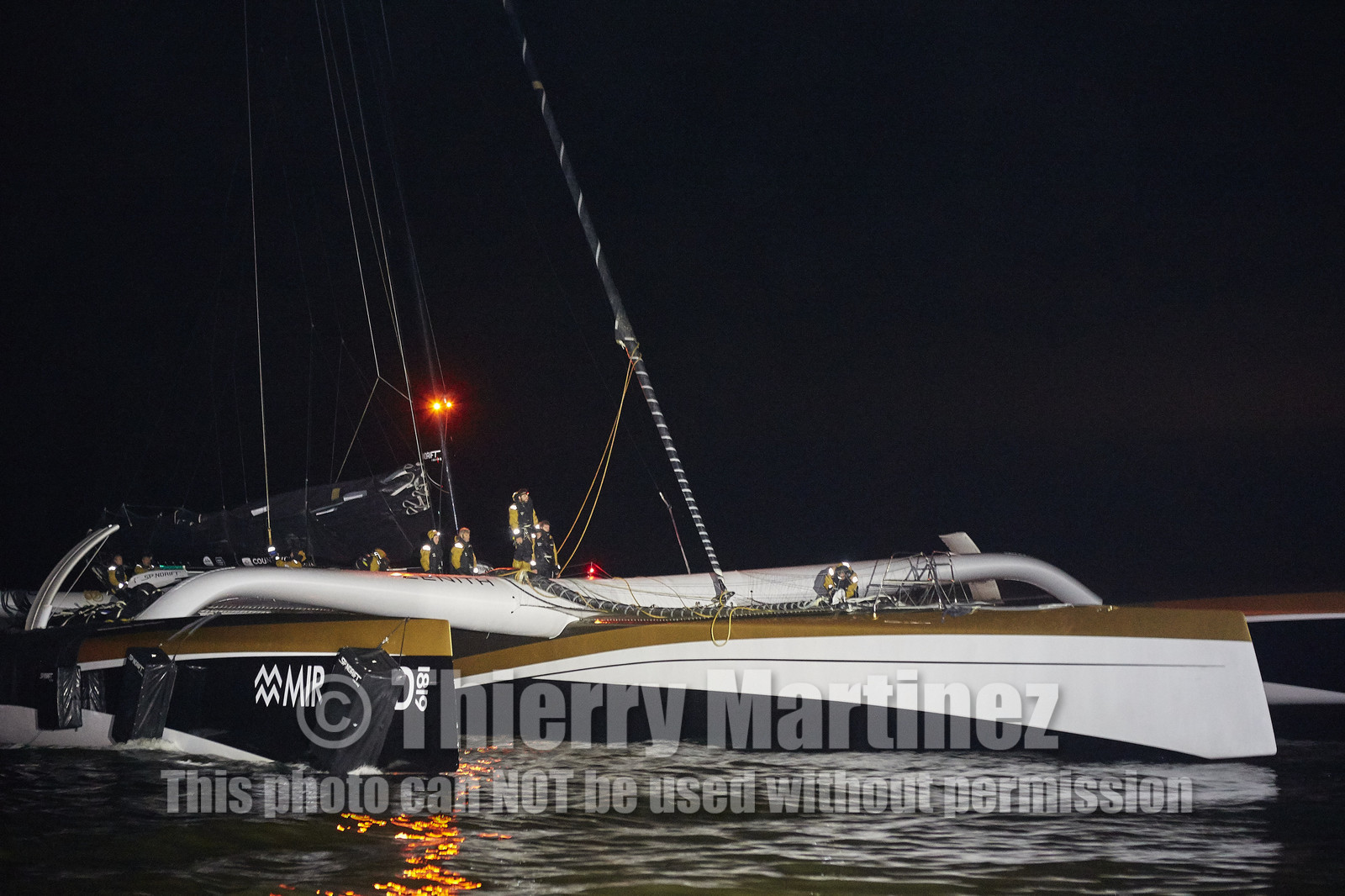 MAXI  SPINDRIFT 2 Jules Verne trophy  2015 2016 attempt.