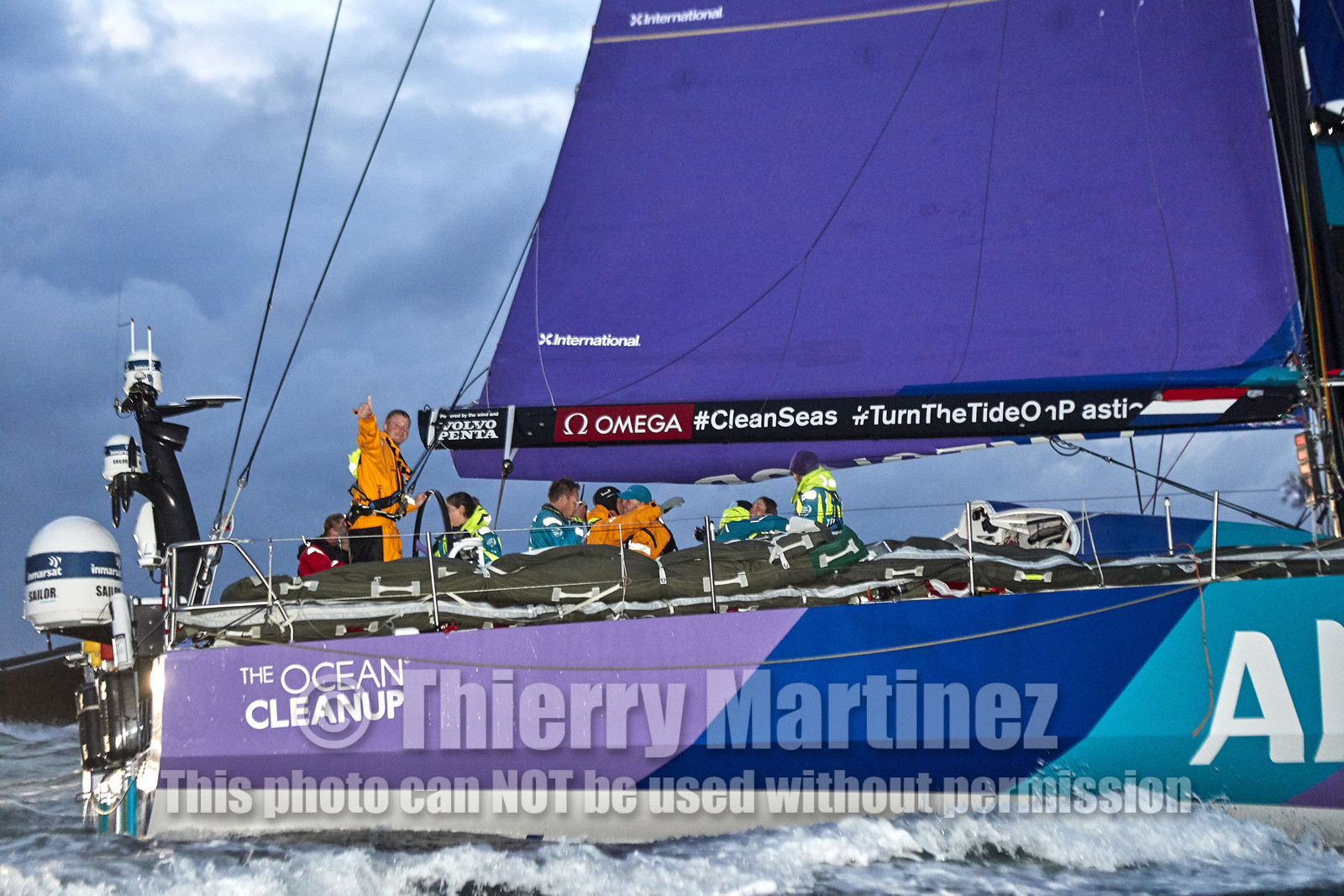 team AkzoNobel  in Volvo Ocean Race 2017-18.