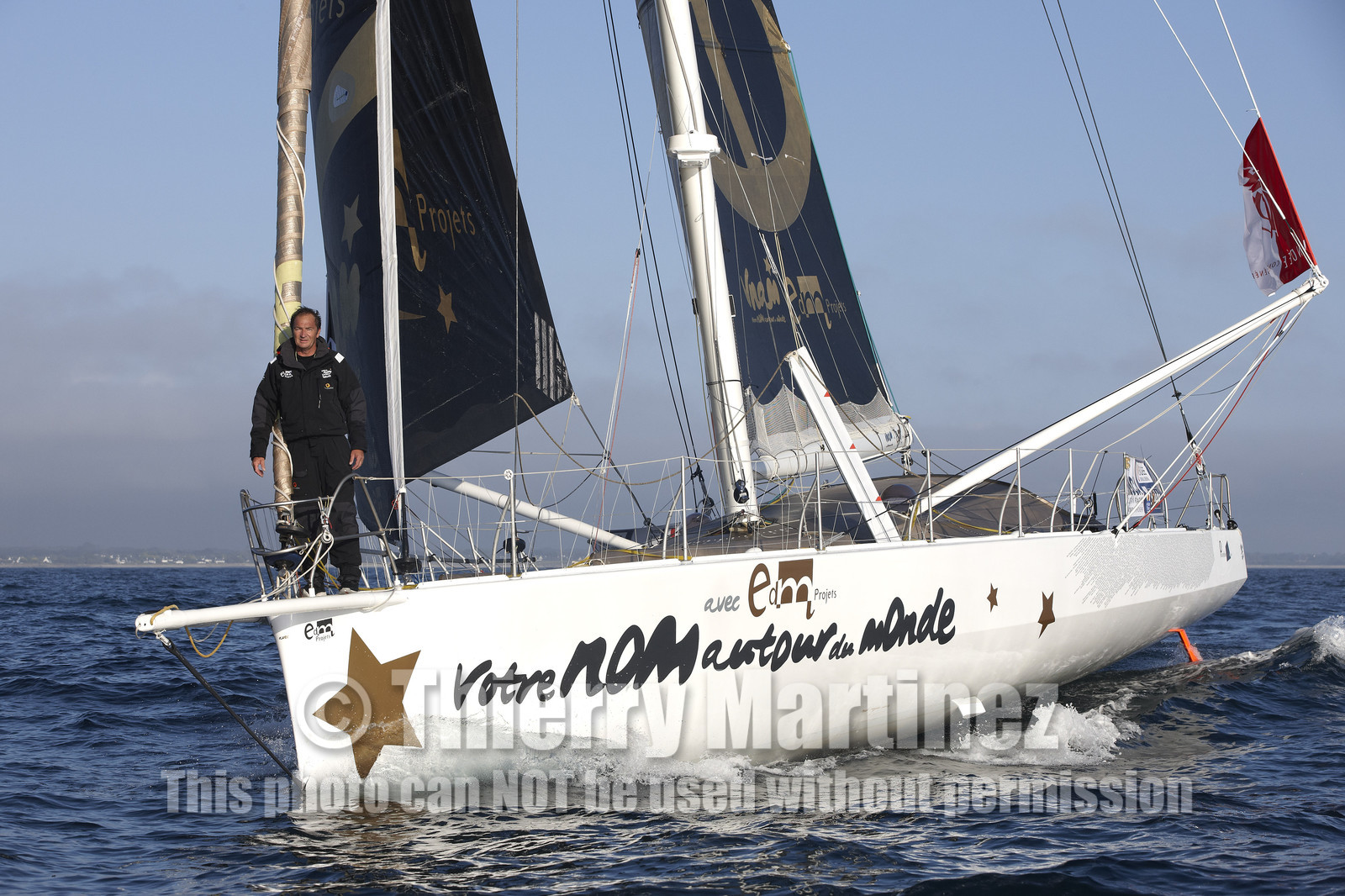 VOTRE NOM AUTOUR DU MONDE , skipper Bertrand de Broc (FRA)