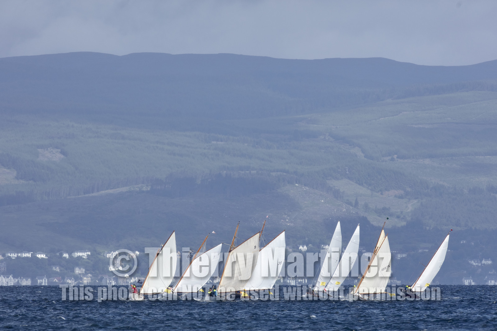22_17006   © Thierry Martinez.FAIRLIE,SCOTLAND - UK 12th June 20222022 RICHARD MILLE FIFE REGATTA.Day 2 : LARGS to ROTHESAY