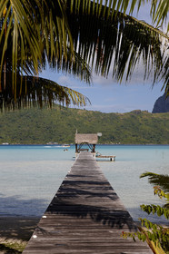 15_025877  ©ThMartinez Sea&Co.  BORA BORA - ILES SOUS LE VENT. POLYNESIE FRANCAISE .  6 Février 2015. . Bora Bora depuis Eden Beach Bora Bora..