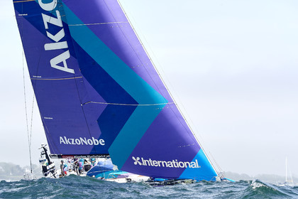 team AkzoNobel  in Volvo Ocean Race 2017-18.
