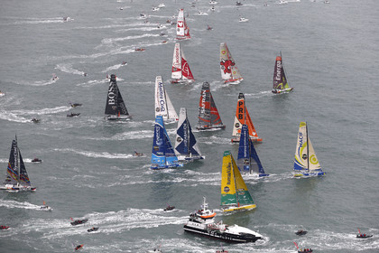 VENDEE GLOBE 2012 13 , Start  10 Nov 2012.