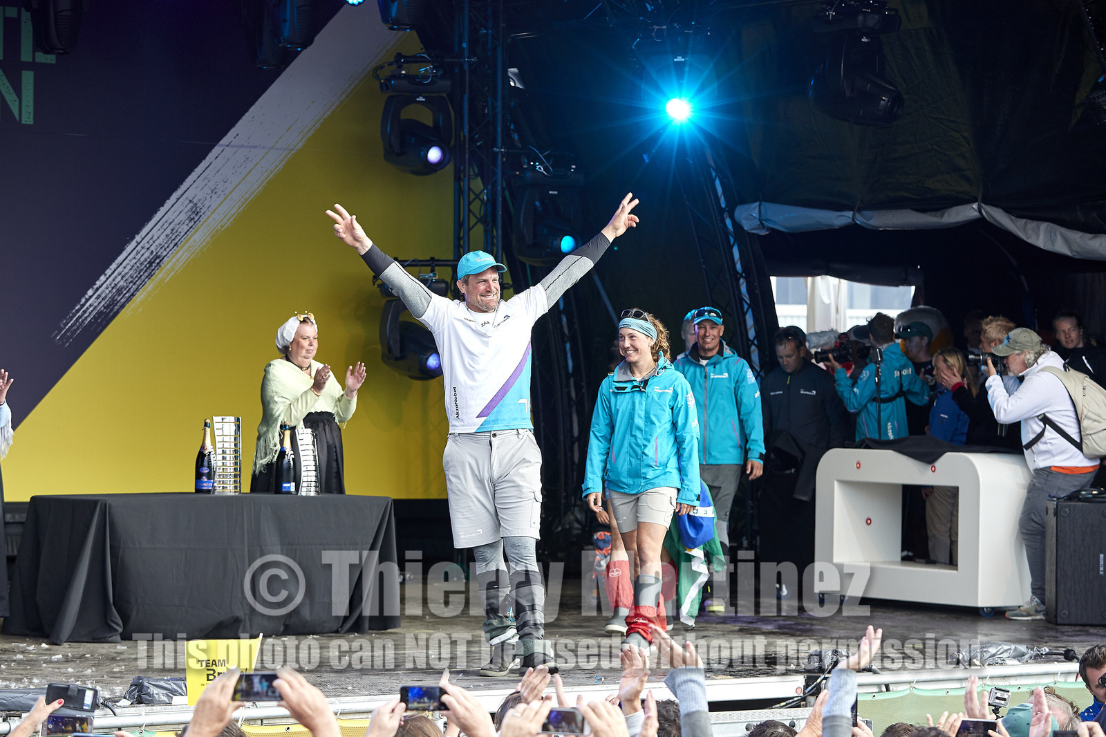 team AkzoNobel  in Volvo Ocean Race 2017-18.