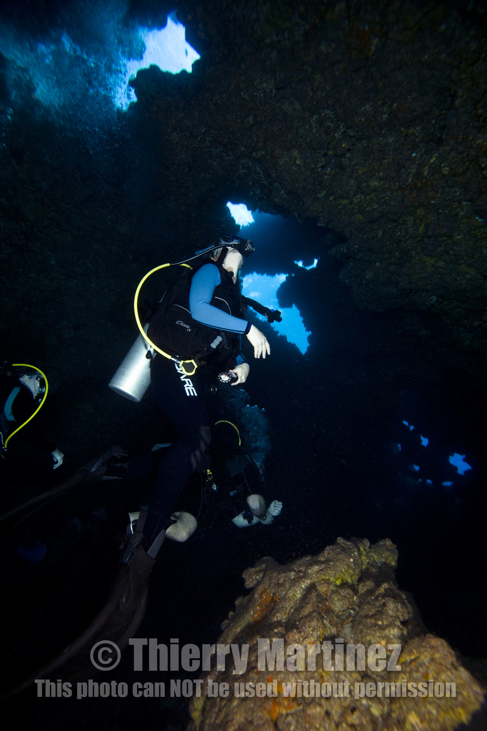 Diving in Lanai- Hawaii.