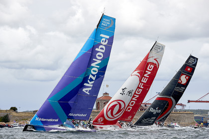 team AkzoNobel  in Volvo Ocean Race 2017-18.
