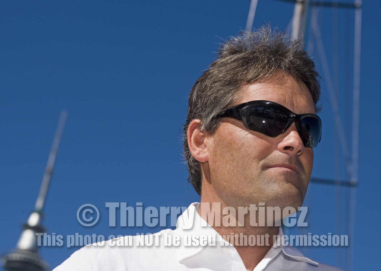 Portrait Russell Coutts (NZ) in Auckland.