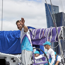 team AkzoNobel  in Volvo Ocean Race 2017-18.