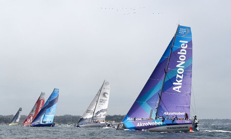 team AkzoNobel  in Volvo Ocean Race 2017-18.